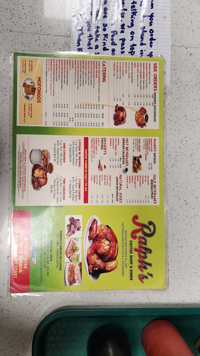 Ralph's Coffee Shop Menu - Image 4